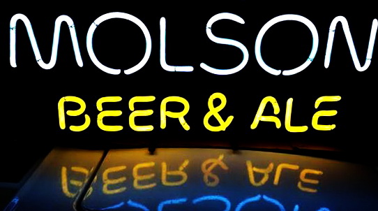 Molson Beer Ale Neon Sign